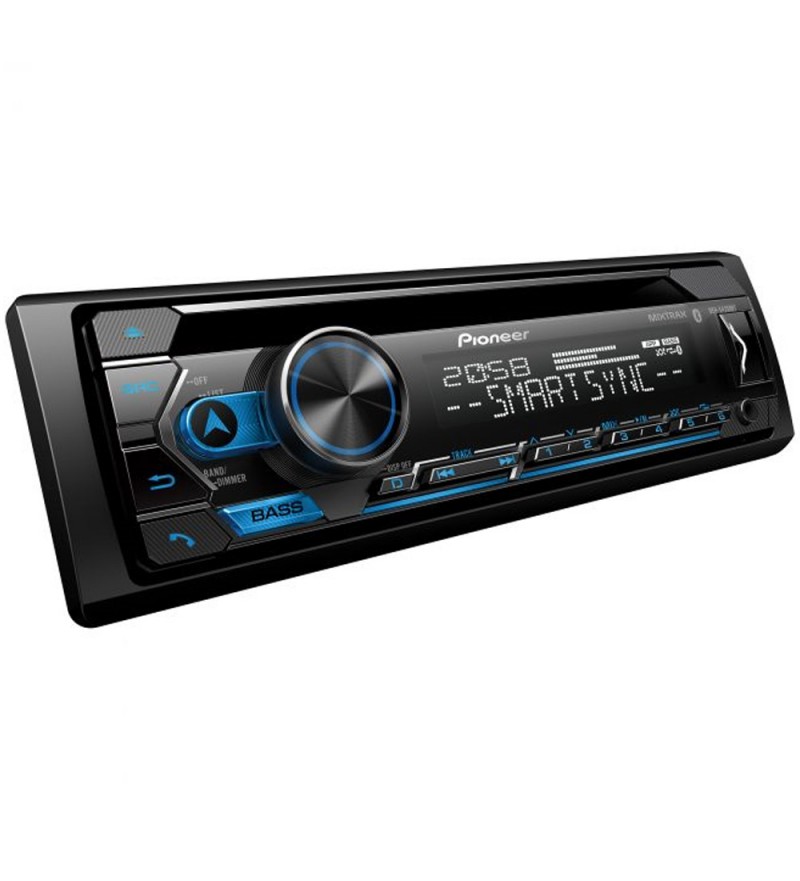 Reproductor de CD Automotriz Pioneer DEH-S4250BT con Bluetooth/USB/RCA - Negro