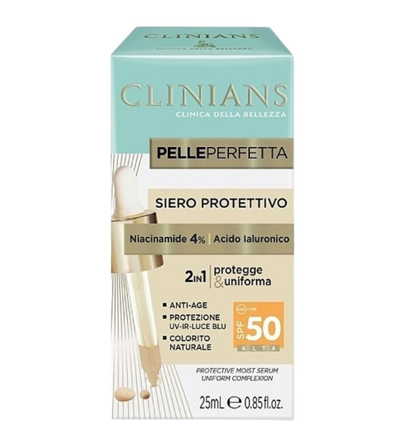 Serum Concentrado Clinians Protettivo 4% 2en1 Anti-Age - SPF50+25ML