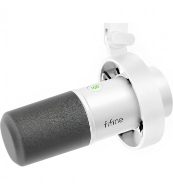 Micrófono Fifine K688W Amplitank MV7-SM7B USB XLR - White