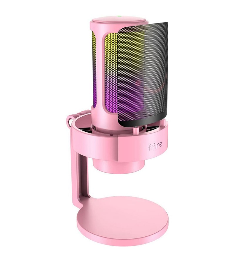 Microfono Fifine A8 RGB - Pink