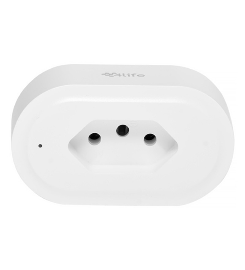 Enchufe Smart 4Life FLP10A3UBR Plug WiFi/Bivolt - White 