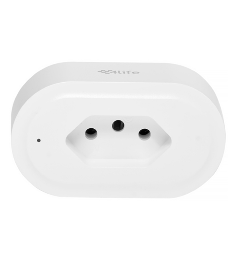 Enchufe Smart 4Life FLP16ABR Plug Pro WiFi/Bivolt - White 