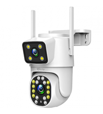  Cámara IP 4Life FL22Z HD 360° Wi-Fi/3.6mm - Blanco