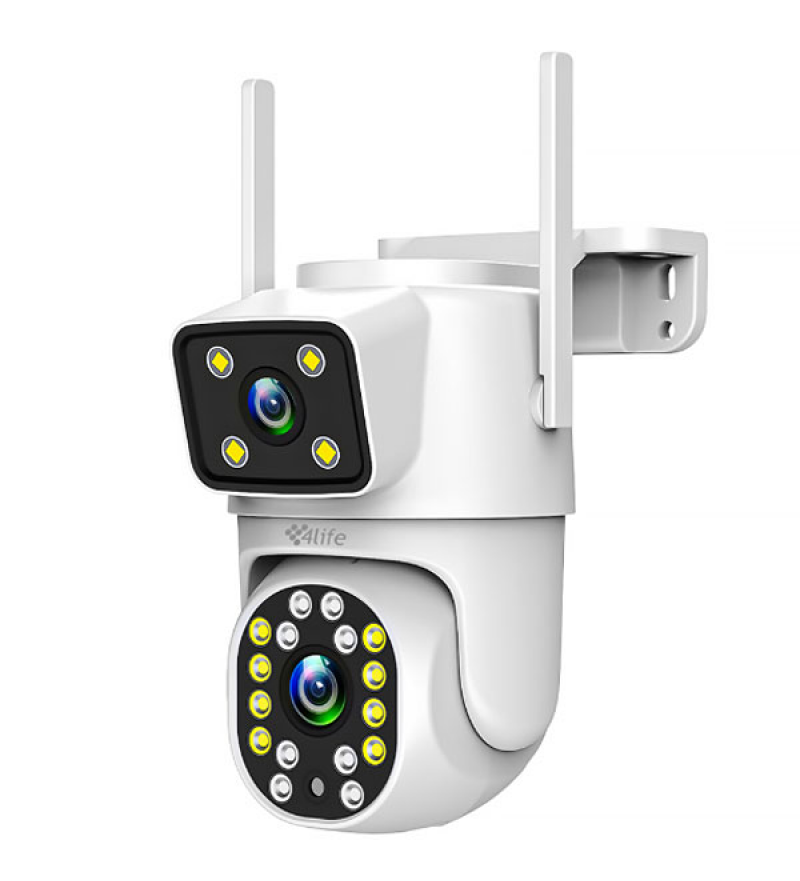  Cámara IP 4Life FL22Z HD 360° Wi-Fi/3.6mm - Blanco