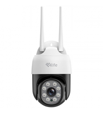 Cámara IP 4Life FLD4G-S HD 360° Wi-Fi/3.6mm - Blanco