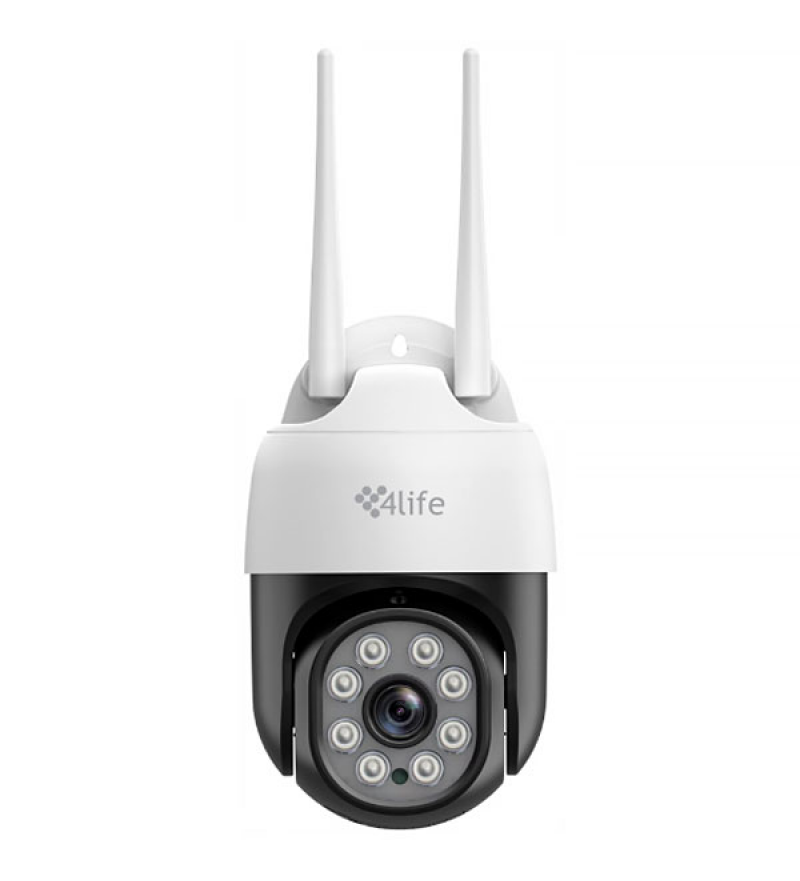 Cámara IP 4Life FLD4G-S HD 360° Wi-Fi/3.6mm - Blanco