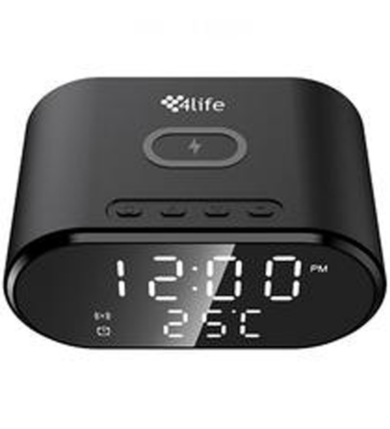 Cargador Inalámbrico 4Life FLWXC91 Alarma/15W - Black 