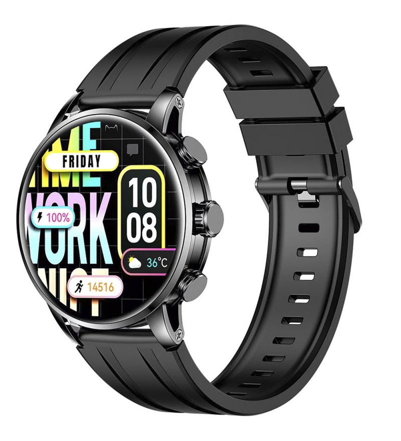 Smartwatch Kieslect Calling KR2 con Pantalla de 1.43"/Bluetooth/IP68 - Black