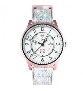 Smartwatch Kieslect Lady Calling Lora con 1.32"/Bluetooth/IP68/280mAh - Pink