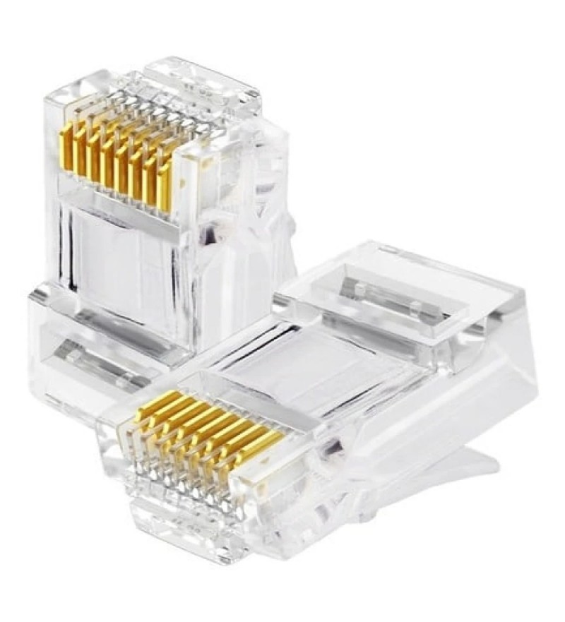 Conector TP-Link RJ45 CAT6 Pack/100 Unidades - Transparente