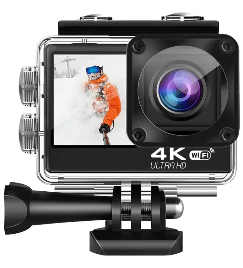  Cámara de Acción ABC A3070-V8 4K 64GB Wi-Fi - Black