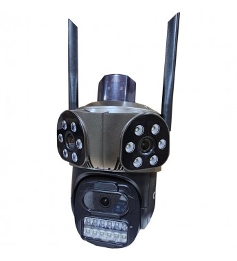 Cámara IP ABC A3059 Pro Dome Wifi FHD 9MP/8K - Gris