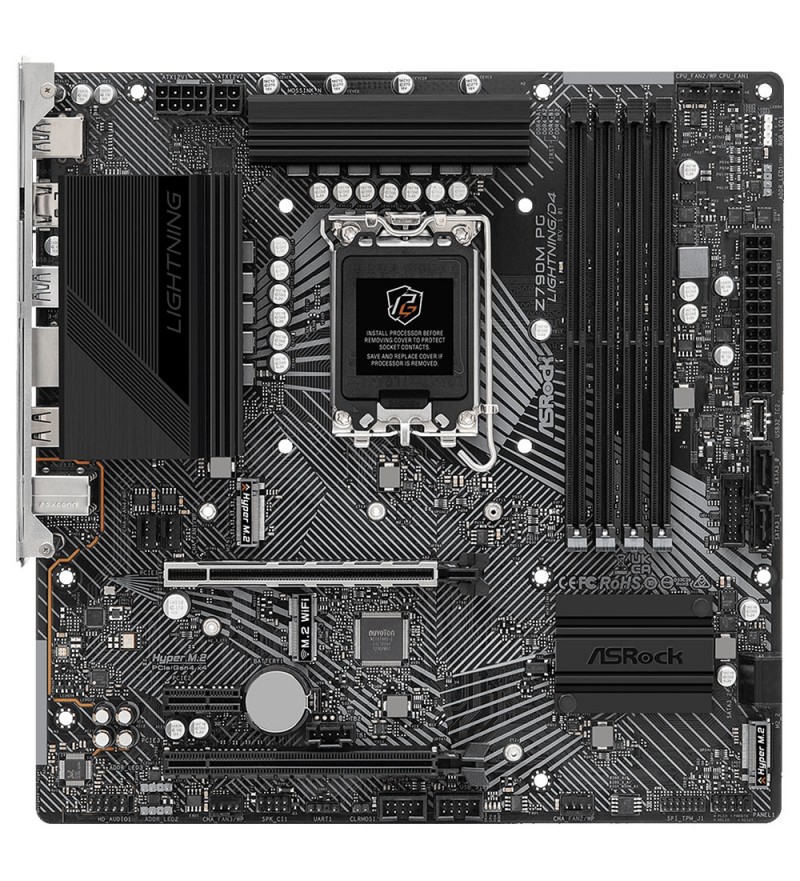 Placa Madre ASRock Z790M Phanton Gaming Hdmi/M.2/Matx/DDR4