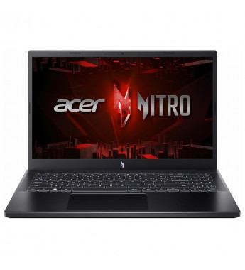 Notebook Gamer Acer Nitro V 15 ANV15-51-73B9 Intel Core i7 13620H Tela Full HD 15.6" / 16GB de RAM / 512GB SSD / GeForce RTX4050 6GB - Obsidian Negro (Inglés)