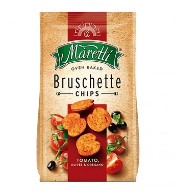 Tostadas Maretti Bruschette Chips Tomato - 70g