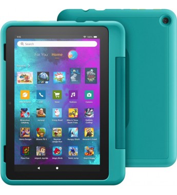 Tablet Amazon Fire HD 8 Kids Pro Age 6+ de 8" HD 2/32GB 2MP/2MP Fire OS - Hello Teal