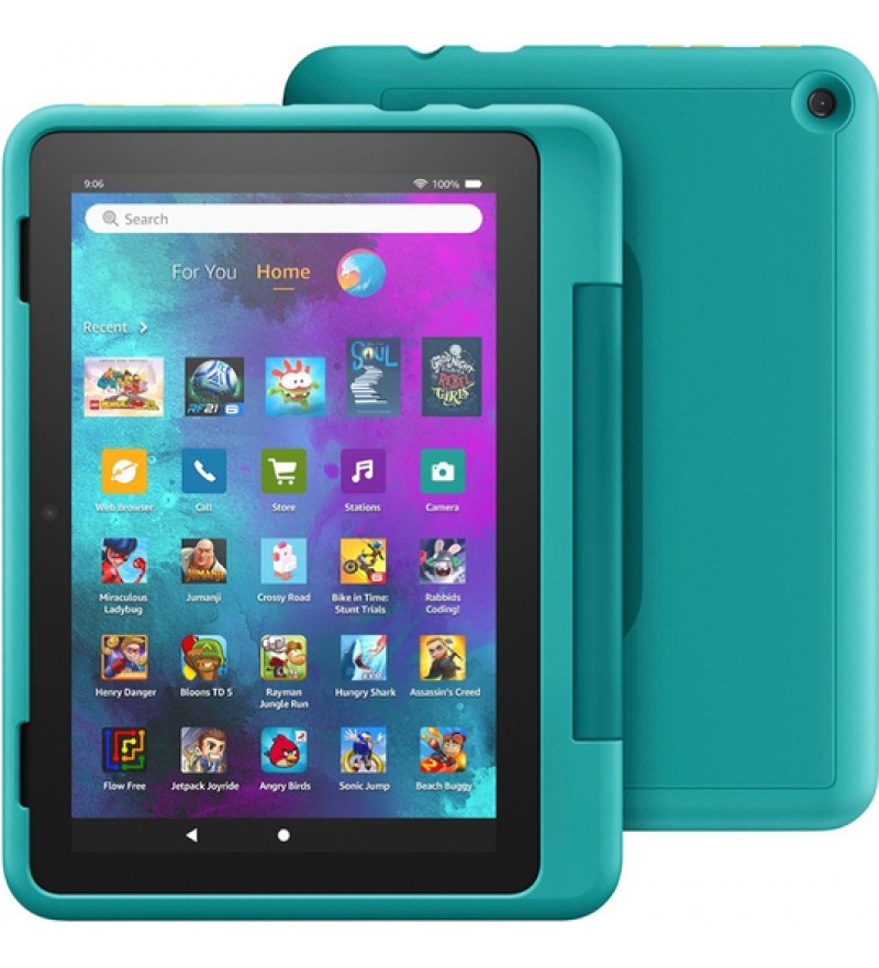 Tablet Amazon Fire HD 8 Kids Pro Age 6+ de 8" HD 2/32GB 2MP/2MP Fire OS - Hello Teal