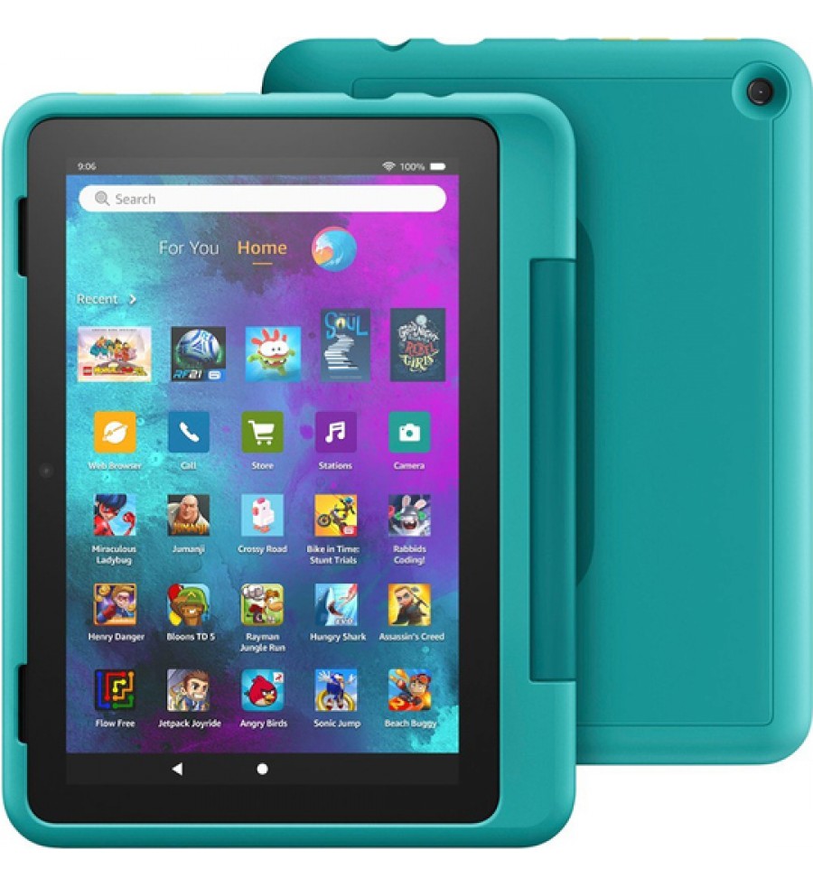 Tablet Amazon Fire HD 8 Kids Pro Age 6+ de 8" HD 2/32GB 2MP/2MP Fire OS - Hello Teal