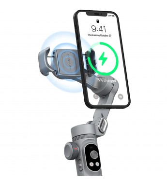 Estabilizador Gimbal Aochuan Smart X PRO A-MK183 con 3 ejes para Smartphones - Gris