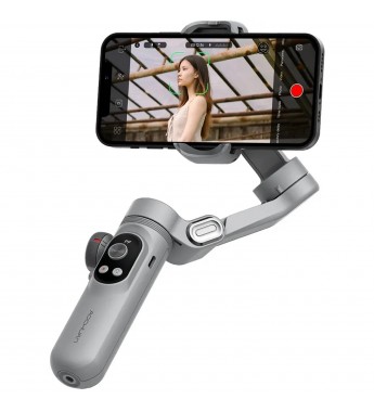 Estabilizador Gimbal Aochuan Smart X PRO A-MK183 con 3 ejes para Smartphones - Gris