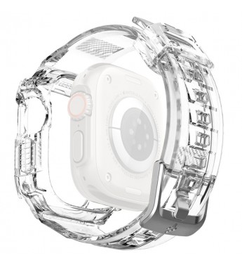 Correa Spigen para Apple Watch 49mm Rugged Armor Pro ACS05461 - Crystal Clear