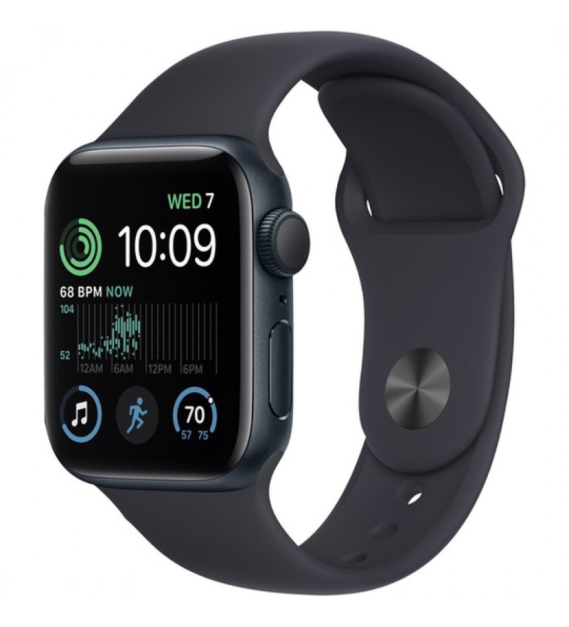 Apple Watch SE 2 40mm MXE93LL/A M/L GPS (2024) - Caja de Aluminio Mindnight Sport Bland ( Caja Fea)