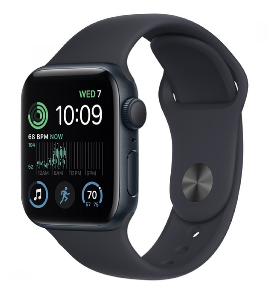 Apple Watch SE 2 40mm MXE93LL/A M/L GPS (2024) - Caja de Aluminio Mindnight Sport Bland ( Caja Fea)