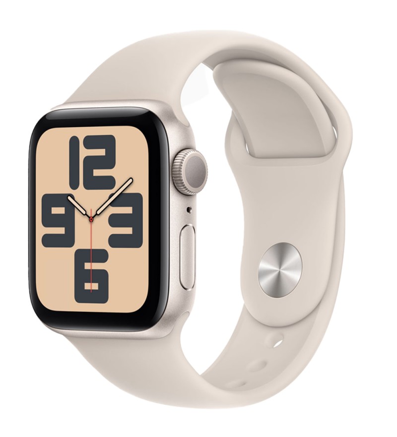 Apple Watch Series SE 2 de 40mm MXEF3LL/AA GPS S/M 2024 - Starlight/ Sport Band (Caja Fea)