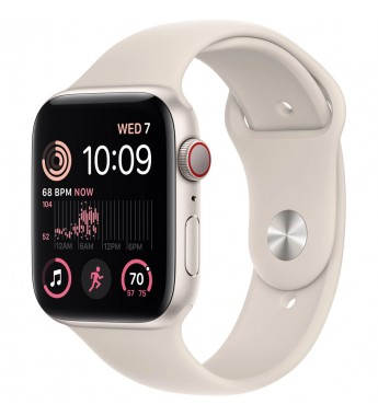Apple Watch Serie SE 2 de 44MM MNTX3LL/A - Starlight Soport Band M/L