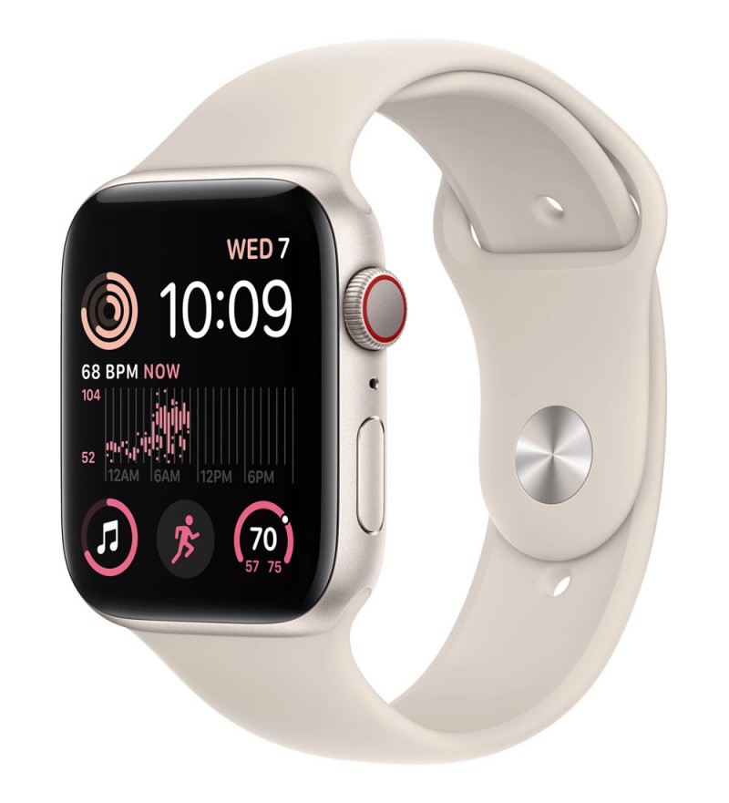 Apple Watch Serie SE 2 de 44MM MNTX3LL/A - Starlight Soport Band M/L