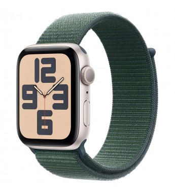 Apple Watch Serie SE 2 de 44MM MXEW3LL/A - Silver/Green Sport Loop