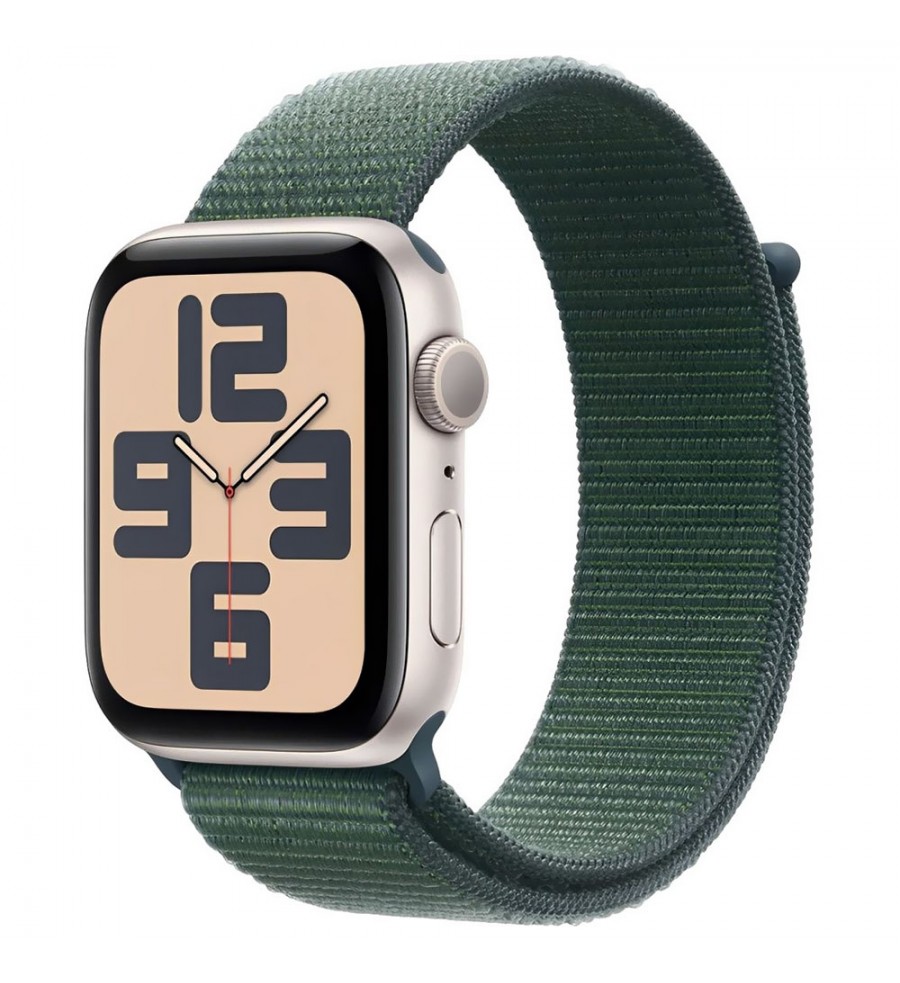 Apple Watch Serie SE 2 de 44MM MXEW3LL/A - Silver/Green Sport Loop