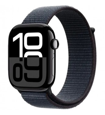 Apple Watch Series 10 de 46mm MWWR3LW/A GPS Jet- Caja de Aluminio Black / Sport Loop