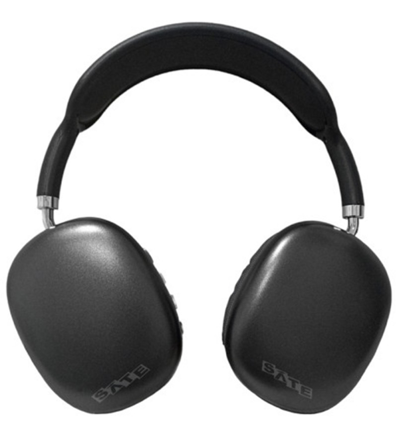 Headset Satellite AE-869B Bluetooth de 40m/USB/Micrófono - Negro