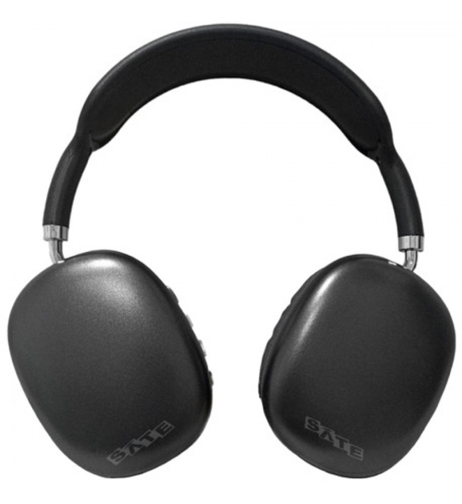 Headset Satellite AE-869B Bluetooth de 40m/USB/Micrófono - Negro