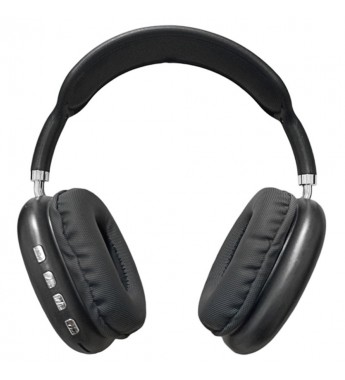 Headset Satellite AE-869B Bluetooth de 40m/USB/Micrófono - Negro