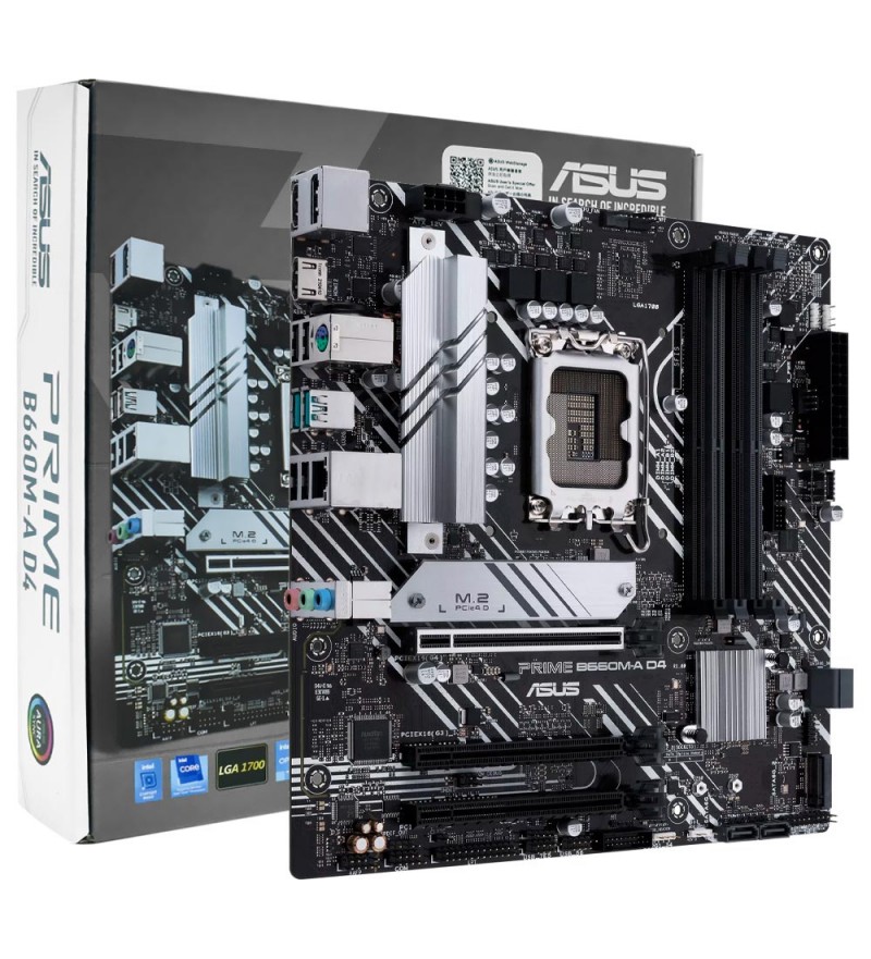 Placa Madre Asus Prime B660M-A D4 LGA 1700/DDR4/M2