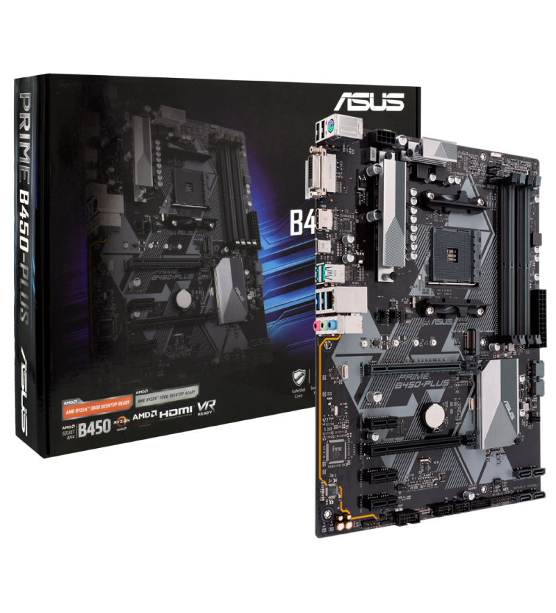 Placa Madre ASUS Prime B450-PLUS Socket AM4 / DDR4 / HDMI / DVI