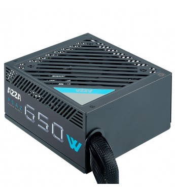 Fuente de Alimentación para PC Azza PSAZ-650W con 80 Plus Bronze/650W/Bivolt - Negro