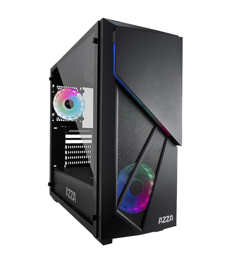 Gabinete Azza Inferno CSAZ-310DH Gaming Mid ATX - Negro