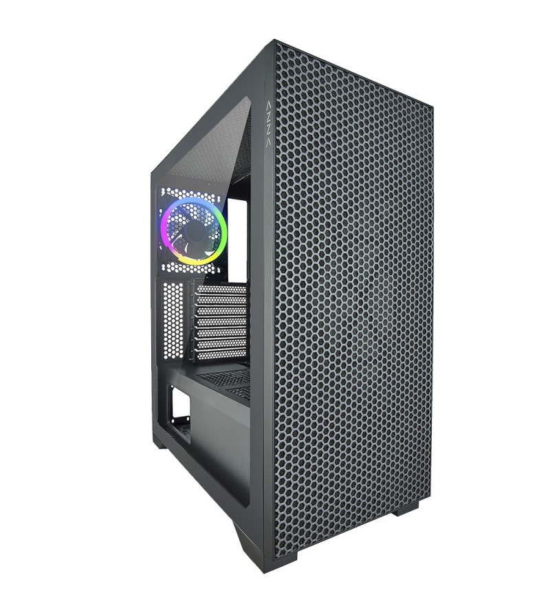 Gabinete Azza Hive CSAZ-450 Gaming Mid ATX - Negro
