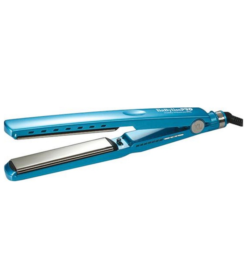 Plancha Alisadora Babyliss Pro Nano Titanium XL BNT9091TXLUZ 485°F/250°C/Bivolt - Azul 