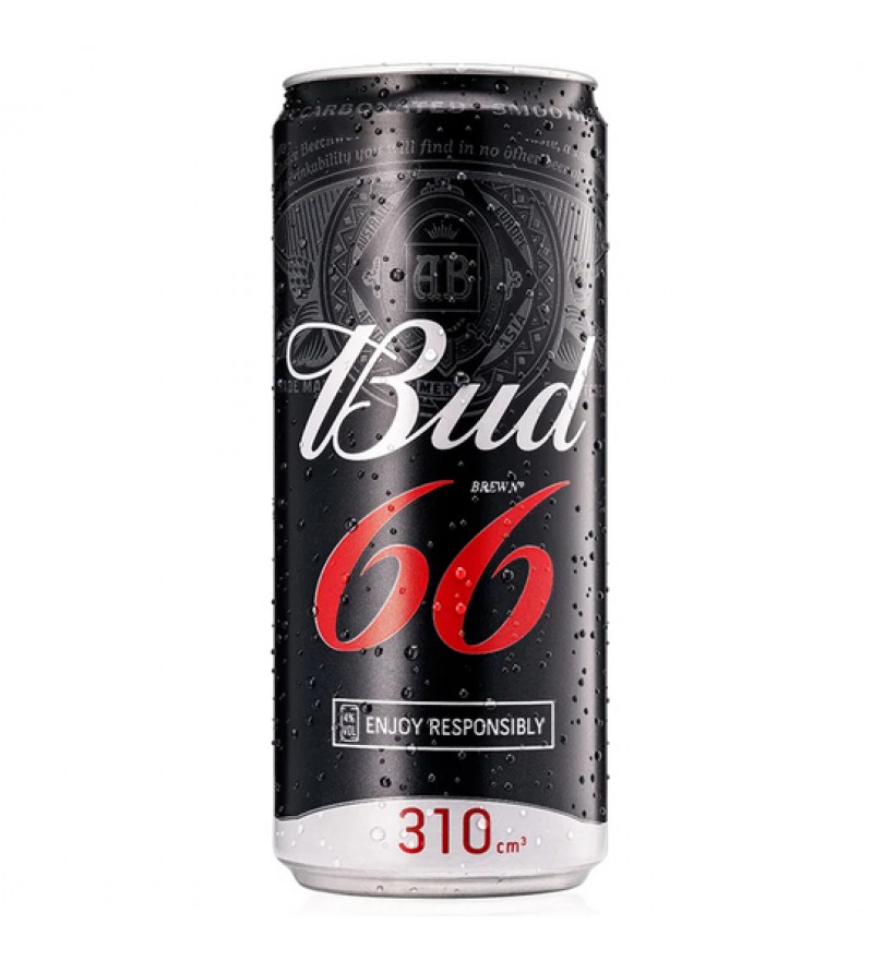 Cerveza Budweiser 66 Lata - 310mL
