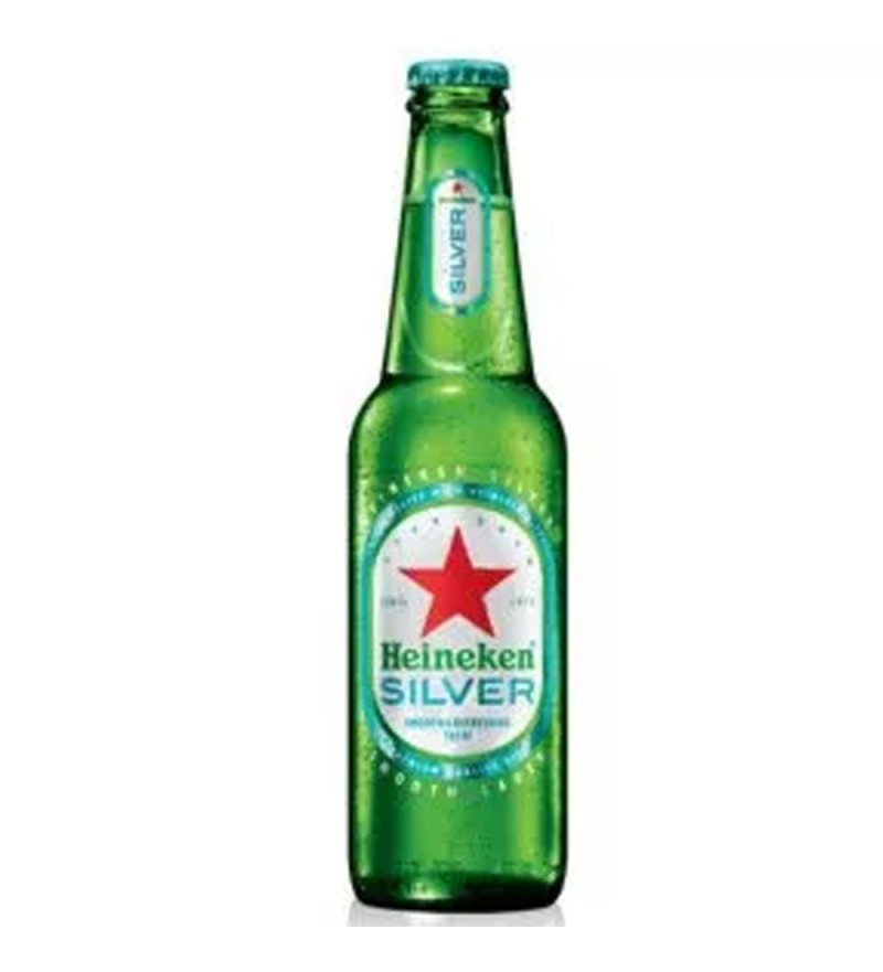 Cerveza Heineken Silver Botella - 330mL