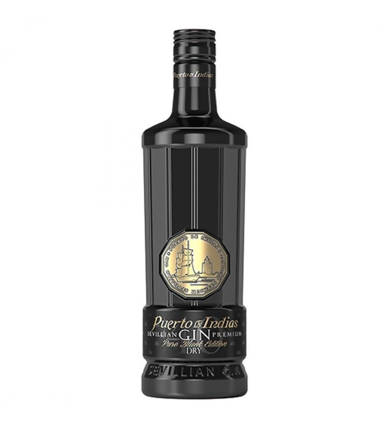 Gin Puerto de Indias Pure Black Edition - 700mL