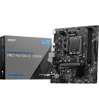 Placa Madre MSI PRO H610M-S 911-7E44-012 LGA 1700 DDR4/HDMI