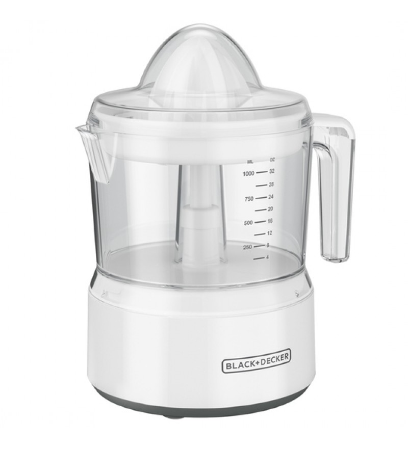 Exprimidor de Frutas Black & Decker CJ650W-CL de 1L/20W/220V - Blanco