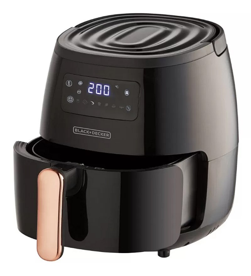 Freidora Eléctrica Black & Decker HFD5055B-ARLY Digital con 1500W/5L/220V - Negro