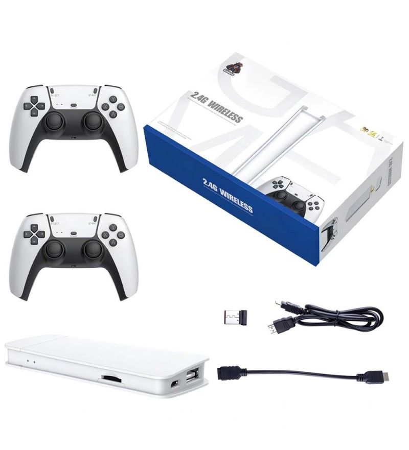 Consola Game Stick M15 Pro 64GB 2 Control - White (Caja Fea)