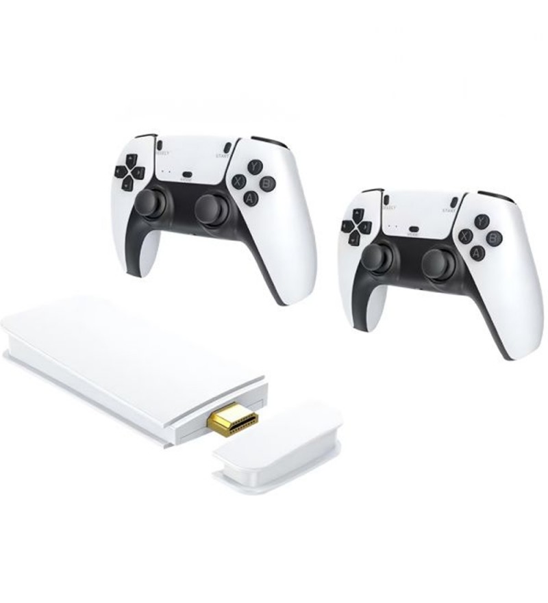 Consola Blulory Game Stick M15 64GB 2 Controles - White